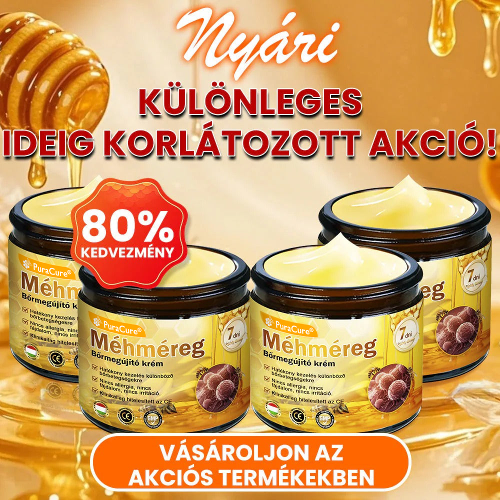 💛 𝐏𝐮𝐫𝐚𝐂𝐮𝐫𝐞® 𝐌é𝐡𝐦é𝐫𝐞𝐠 𝐁ő𝐫 𝐇𝐞𝐥𝐲𝐫𝐞á𝐥𝐥í𝐭ó 𝐊𝐫é𝐦 👨‍⚕‍CE Tanúsítvány ✅GMP-követő gyártási folyamat