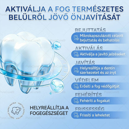 🦷🦷PuraCure® többhatású fog- és ínyregeneráló szájvíz | Kollagén × posztbiotikumok × β-glükanáz