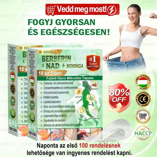 🍏BSWELL® Nano mikrotűs karcsúsító tapasz(Naponta egyszer, 28 napon belül érezhető változások) ✅Segíthet támogatni a testsúlykontrollt, a vércukor-egyensúlyt,az emésztést és az ízületek komfortérzetét