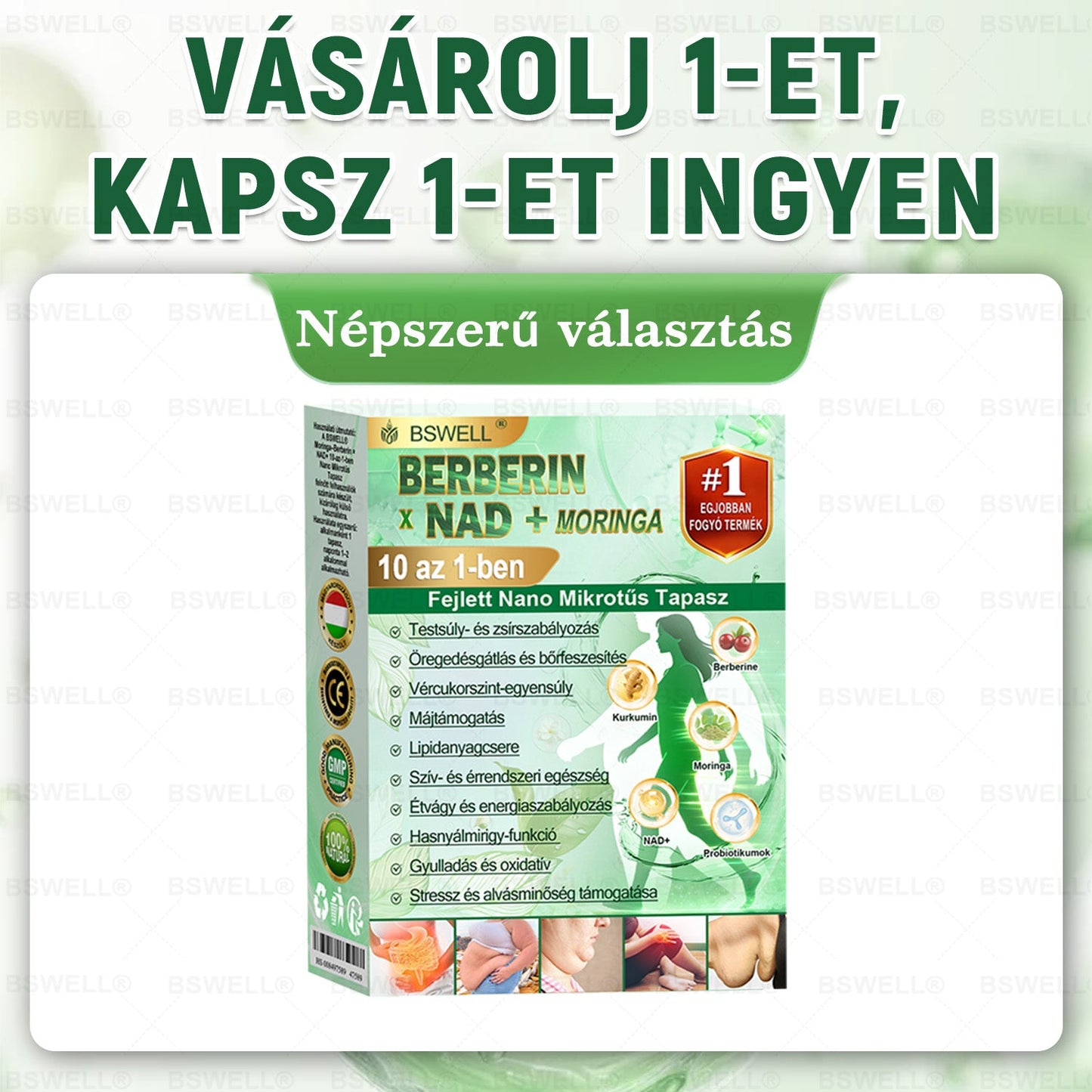 🍏BSWELL® Nano mikrotűs karcsúsító tapasz(Naponta egyszer, 28 napon belül érezhető változások) ✅Segíthet támogatni a testsúlykontrollt, a vércukor-egyensúlyt,az emésztést és az ízületek komfortérzetét