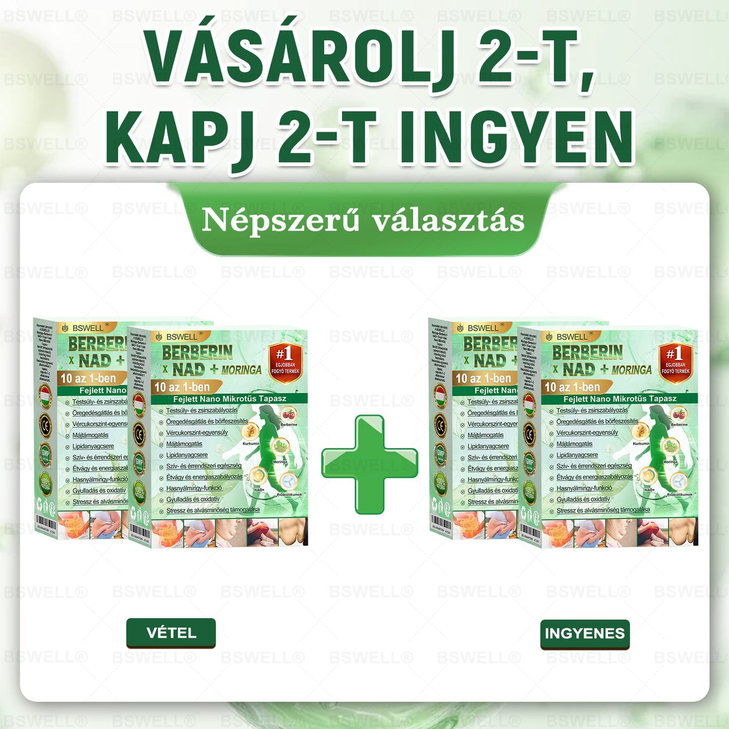 🍏BSWELL® Nano mikrotűs karcsúsító tapasz(Naponta egyszer, 28 napon belül érezhető változások) ✅Segíthet támogatni a testsúlykontrollt, a vércukor-egyensúlyt,az emésztést és az ízületek komfortérzetét