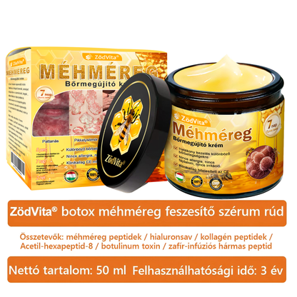 🌟 ZödVita® Méhméreg Bőr Helyreállító Krém 🔥Természetes Öregedésgátló, Feszesíti a Bőrt, Csökkenti a Ráncokat– 50ml