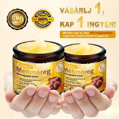 🌟🌟 ZödVita® Méhméreg Bőr Helyreállító Krém 🔥Természetes Öregedésgátló, Feszesíti a Bőrt, Csökkenti a Ráncokat– 50ml