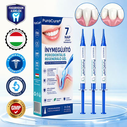 💧💧PuraCure® Ínymegújító – 🦷Célzott ínyápoló és regeneráló gél