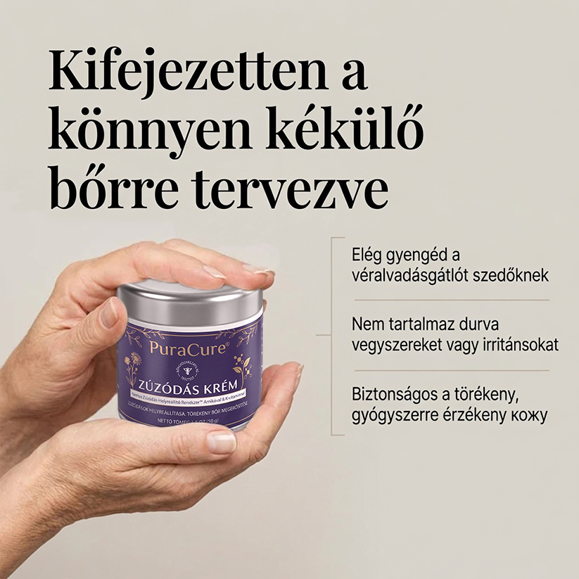 🔥100K+ ELADVA 💁‍♀️ – 💜PuraCure® Zúzódásjavító és bőrerősítő krém