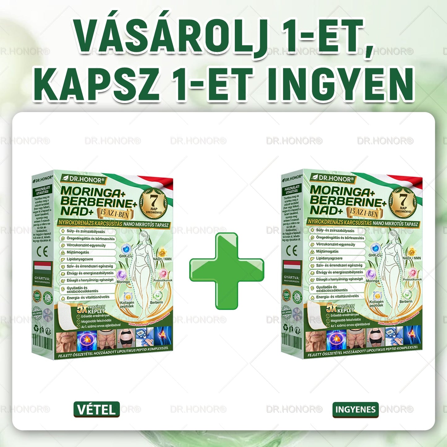 [2026 ÚJ & Továbbfejlesztett🎁Akár 80% KEDVEZMÉNY]🍃🍃 DR.HONOR® Nano-mikrotűs Fogyasztó Tapasz – Ultra-erős 5× Peptidkomplex • Támogatja a Fogyást és Nyirokkeringést • Kényelmes Fogyás• Támogatja az Ízületi Komfortot és a Mély Alvást