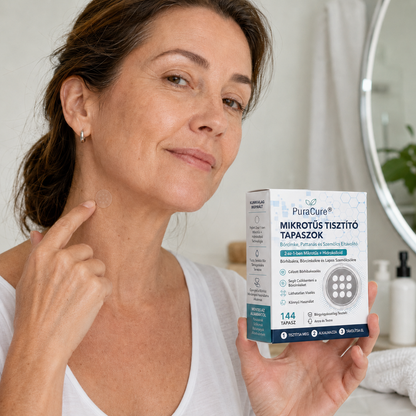 💫PuraCure® 2 az 1-ben mikrotűs és hidrokolloid tapasz 🧑‍⚕️ | Kiálló anyajegyek, aknék, lapos szemölcsök és bőrnövedékek eltávolítására | Segít csökkenteni a ráncokat, hegeket és bőrhibákat | Láthatatlan tapasz az arcra és testre
