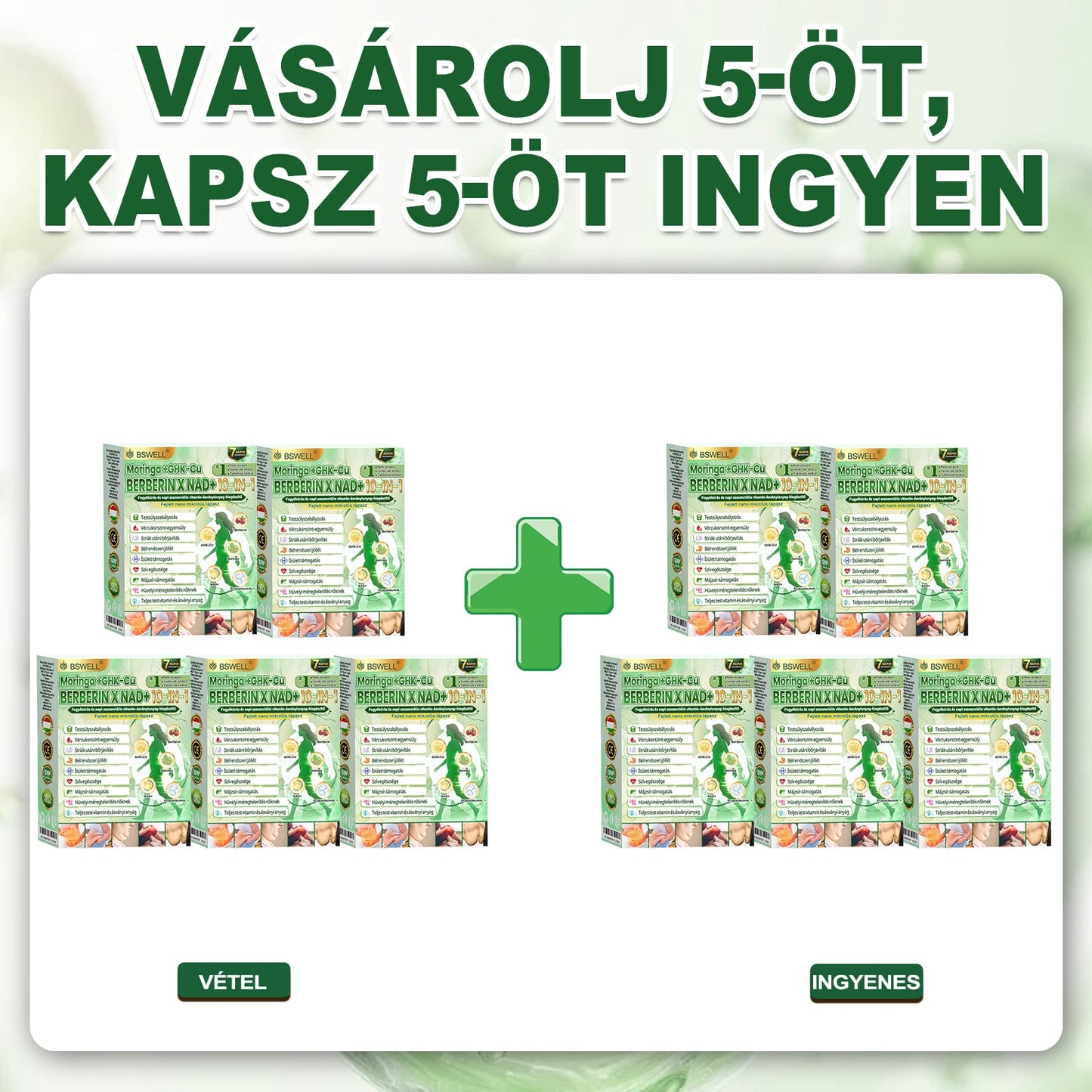 Hivatalos Áruház |🍀BSWELL® Moringa × Berberin × NAD+ 10 az 1-ben Nano Mikrotűs Tapasz (Naponta egyszer, látható változások 7 nap után) ✅ Elhízás, megereszkedett bőr, cukorbetegség, alvási apnoé, ízületi problémák