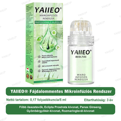🫒🫒🫒YAIIEO® Fájdalommentes Mikroinfúziós Hajhullás Elleni Rendszer – ✅DHT-Blokkolás, Hajhagymák Újraélesztése és Látványosan Dúsabb Haj