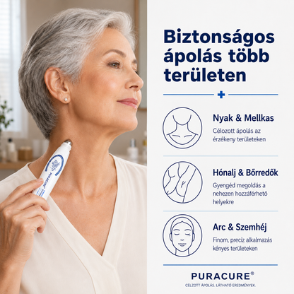 PuraCure® 👩‍⚕️👩‍⚕️👩‍⚕️𝟕 𝐍𝐚𝐩𝐨𝐬 Bőrkinövés- és Folteltávolító Toll Fájdalommentes és Hegmentes Professzionális Rollerball
