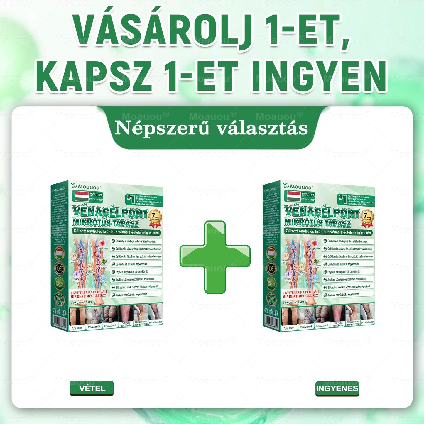 🌿🌿Moauou® Visszérápoló Mikrotűs Tapasz –👨‍⚕️Célzott ápolás fáradt, nehéz és feszülő lábakra | NAGY AKCIÓ!