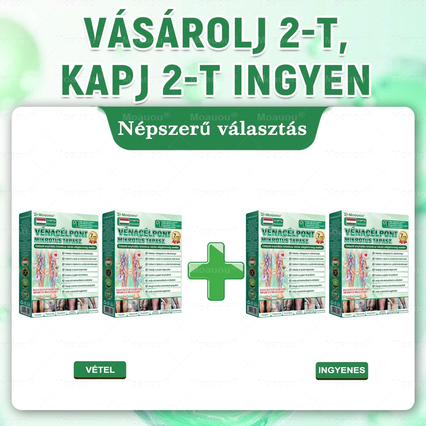 🌿🌿Moauou® Visszérápoló Mikrotűs Tapasz –👨‍⚕️Célzott ápolás fáradt, nehéz és feszülő lábakra | NAGY AKCIÓ!